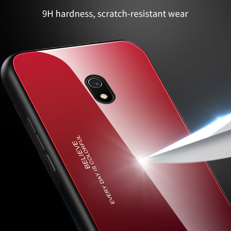 For Xiaomi Redmi 8A Gradient Color Glass Case