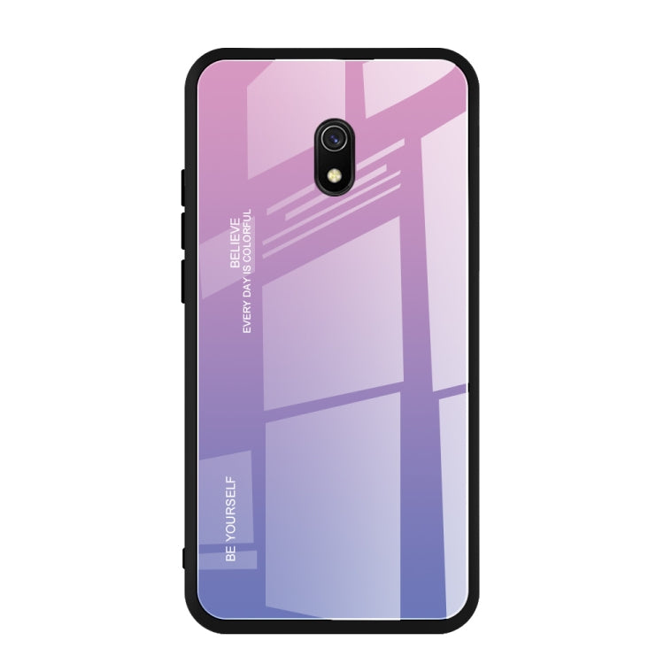 For Xiaomi Redmi 8A Gradient Color Glass Case