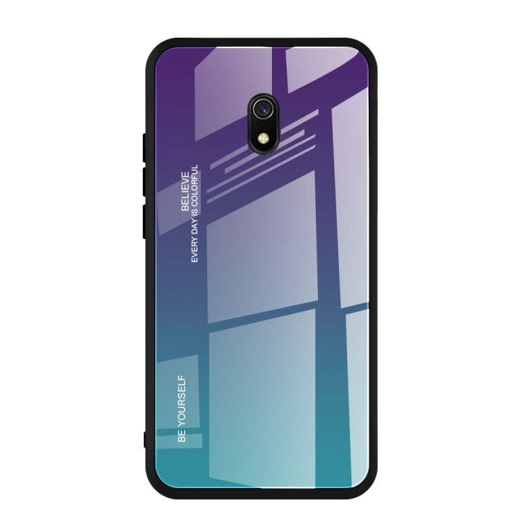 For Xiaomi Redmi 8A Gradient Color Glass Case
