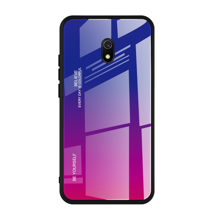 For Xiaomi Redmi 8A Gradient Color Glass Case