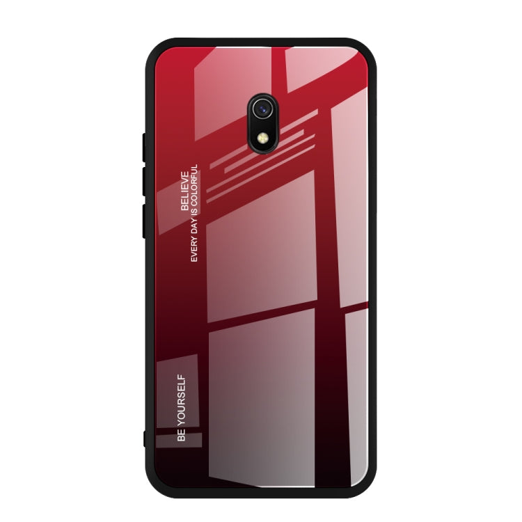 For Xiaomi Redmi 8A Gradient Color Glass Case