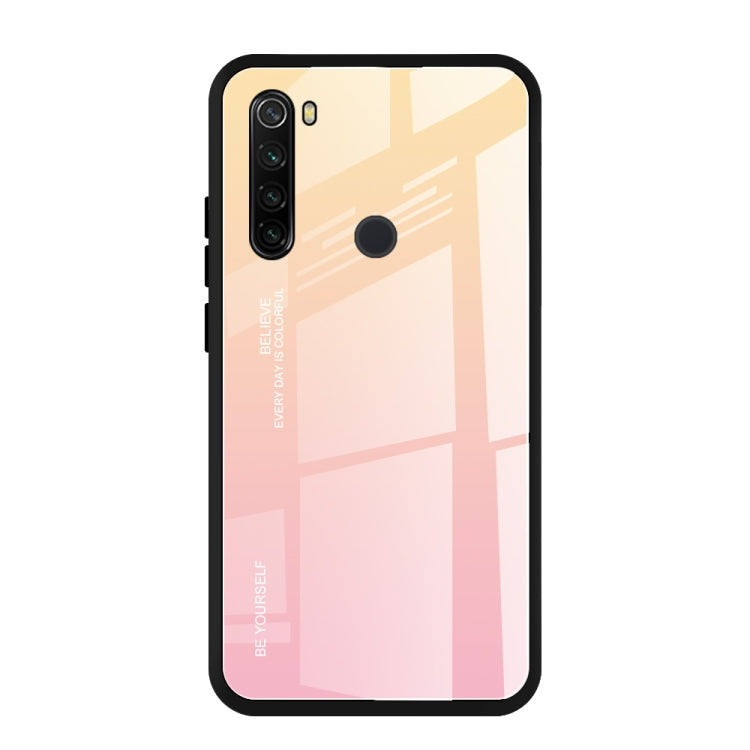For Xiaomi Redmi Note 8T Gradient Color Glass Case