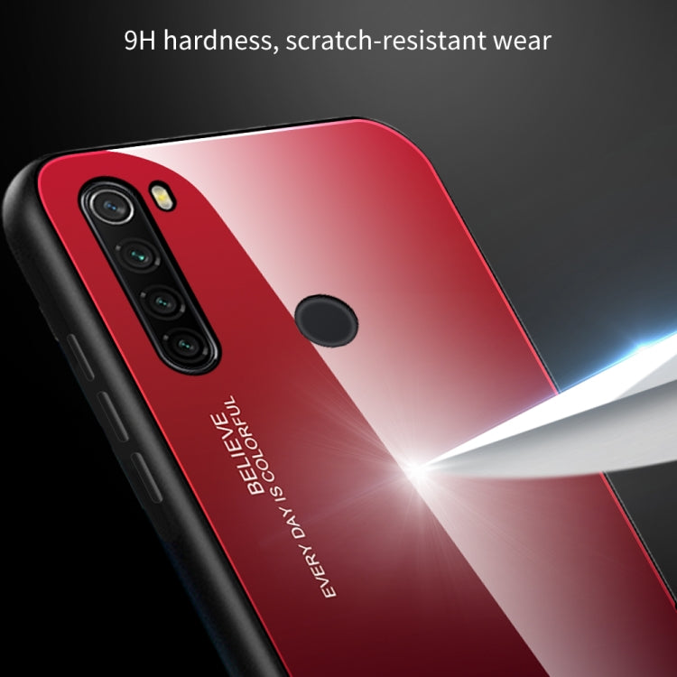 For Xiaomi Redmi Note 8T Gradient Color Glass Case