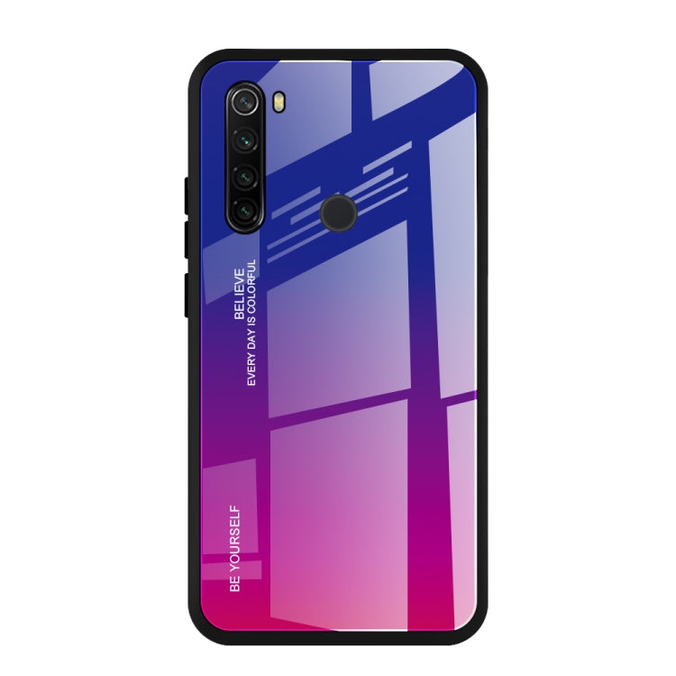 For Xiaomi Redmi Note 8T Gradient Color Glass Case