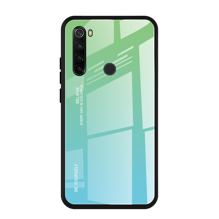 For Xiaomi Redmi Note 8T Gradient Color Glass Case