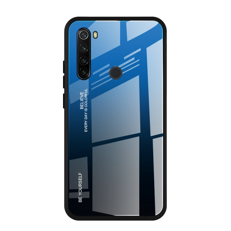 For Xiaomi Redmi Note 8T Gradient Color Glass Case