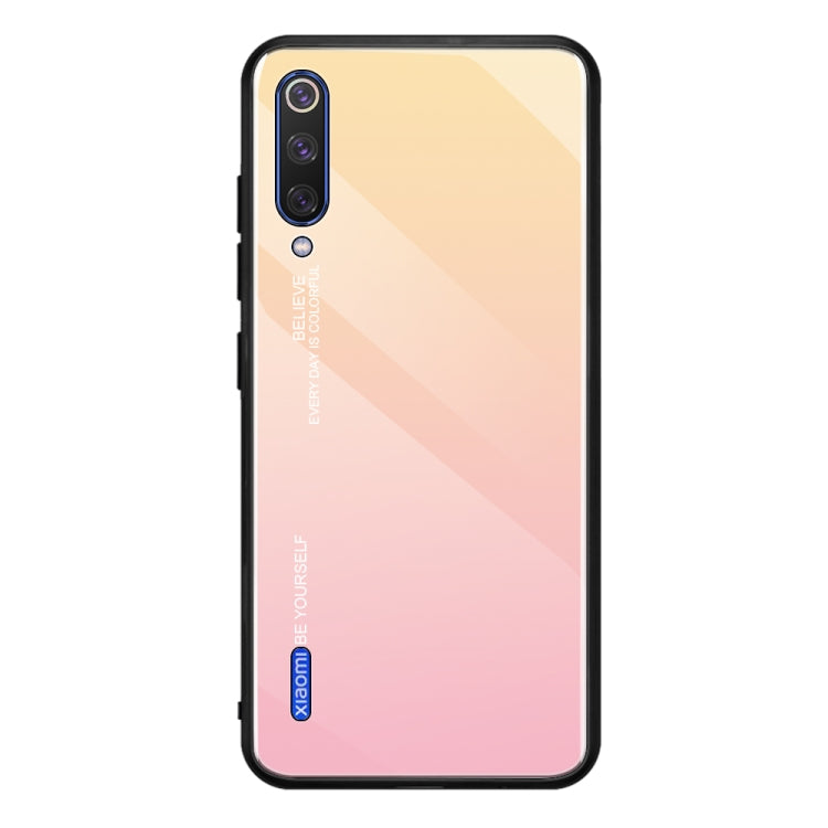 For Xiaomi Mi CC9e Gradient Color Glass Case