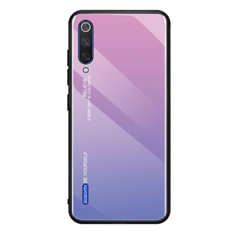 For Xiaomi Mi CC9e Gradient Color Glass Case