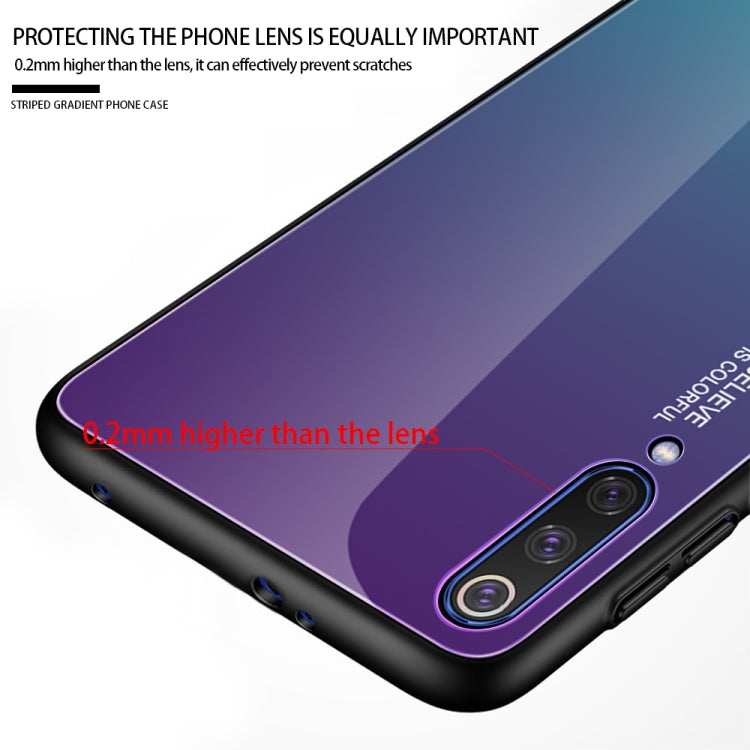 For Xiaomi Mi CC9e Gradient Color Glass Case