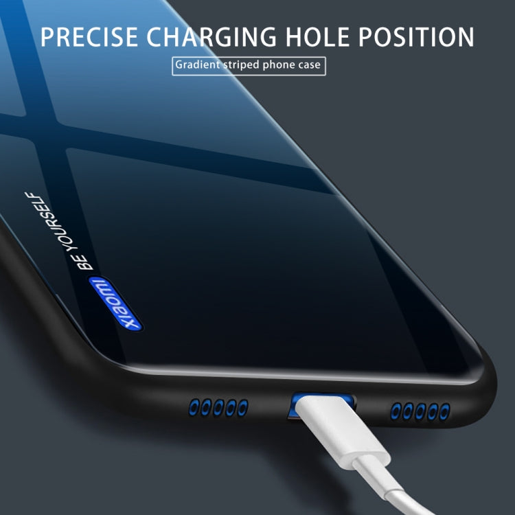 For Xiaomi Mi CC9e Gradient Color Glass Case