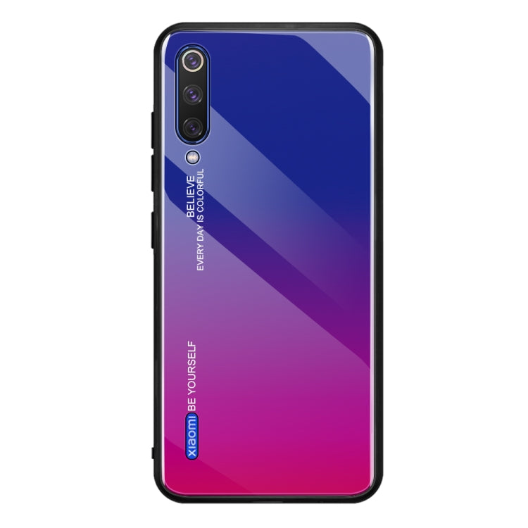 For Xiaomi Mi CC9e Gradient Color Glass Case