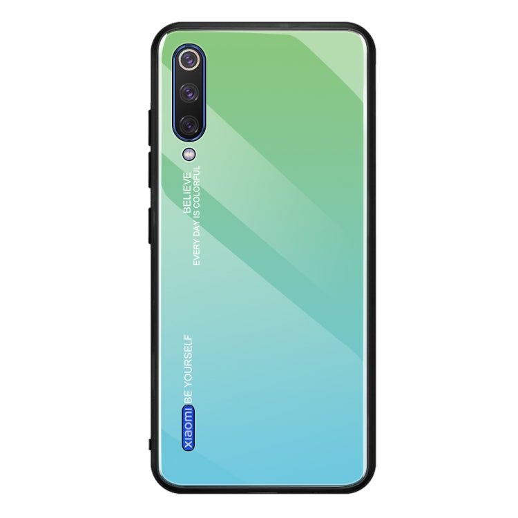 For Xiaomi Mi CC9e Gradient Color Glass Case