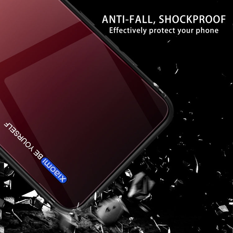 For Xiaomi Mi CC9e Gradient Color Glass Case