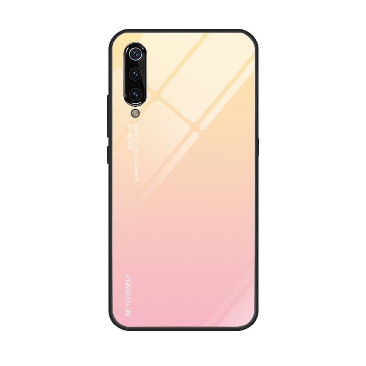 For Xiaomi Mi 9 Gradient Color Glass Case