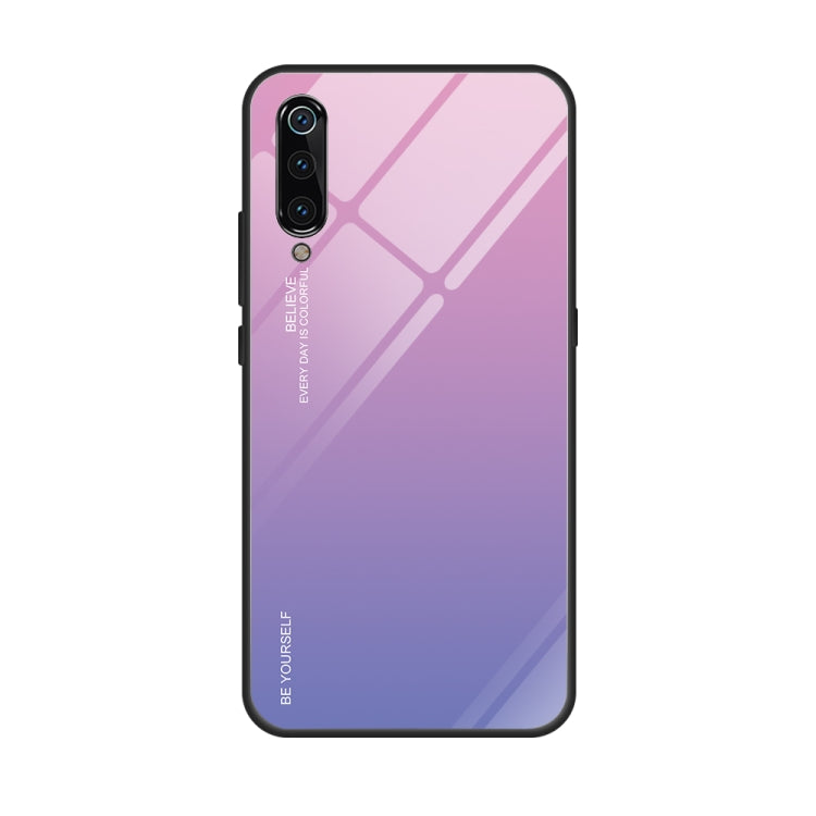 For Xiaomi Mi 9 Gradient Color Glass Case