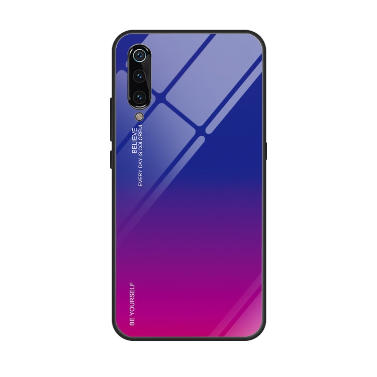 For Xiaomi Mi 9 Gradient Color Glass Case