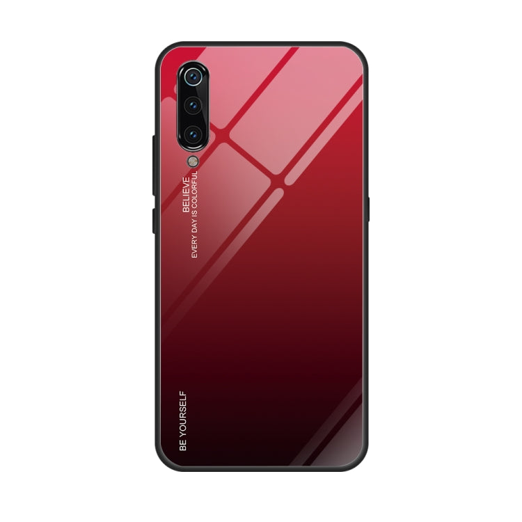 For Xiaomi Mi 9 Gradient Color Glass Case