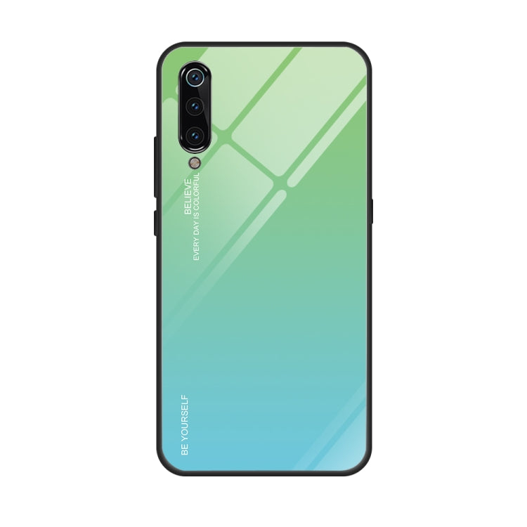 For Xiaomi Mi 9 Gradient Color Glass Case