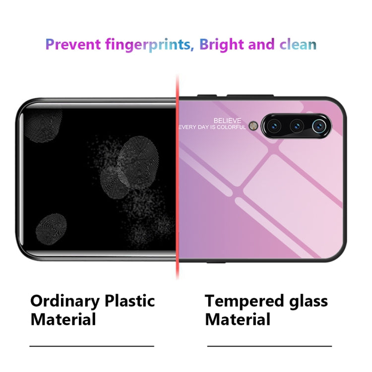 For Xiaomi Mi 9 Gradient Color Glass Case