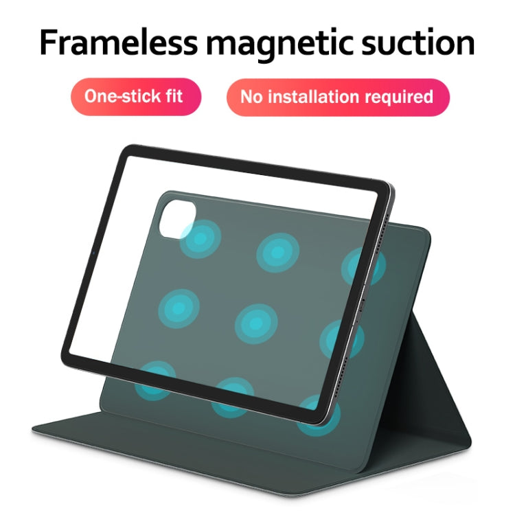 For Xiaomi Pad 5 / 5 Pro / iPad mini 6 ROCK Skin Feel Magnetic Leather Tablet Case with Sleep / Wake-up Function(Grey)