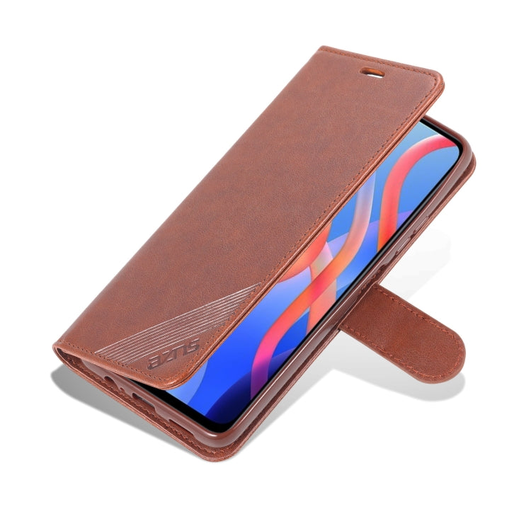 For Xiaomi Redmi Note 11 / Poco M4 Pro 5G AZNS Sheepskin Texture Horizontal Flip Leather Phone Case with Holder & Card Slots & Wallet