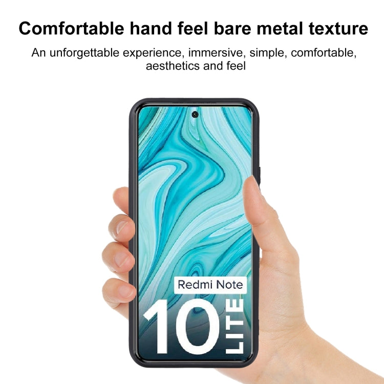 TPU Phone Case For Xiaomi Redmi Note 10 Lite(Black)