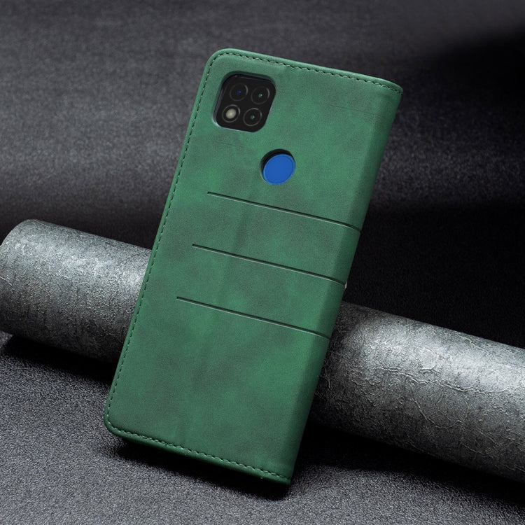 For Xiaomi Redmi 9C Magnetic Splicing Leather Phone Case