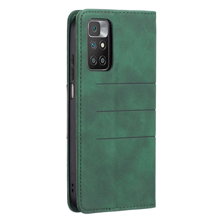 For Xiaomi Redmi 10 Magnetic Splicing Leather Phone Case