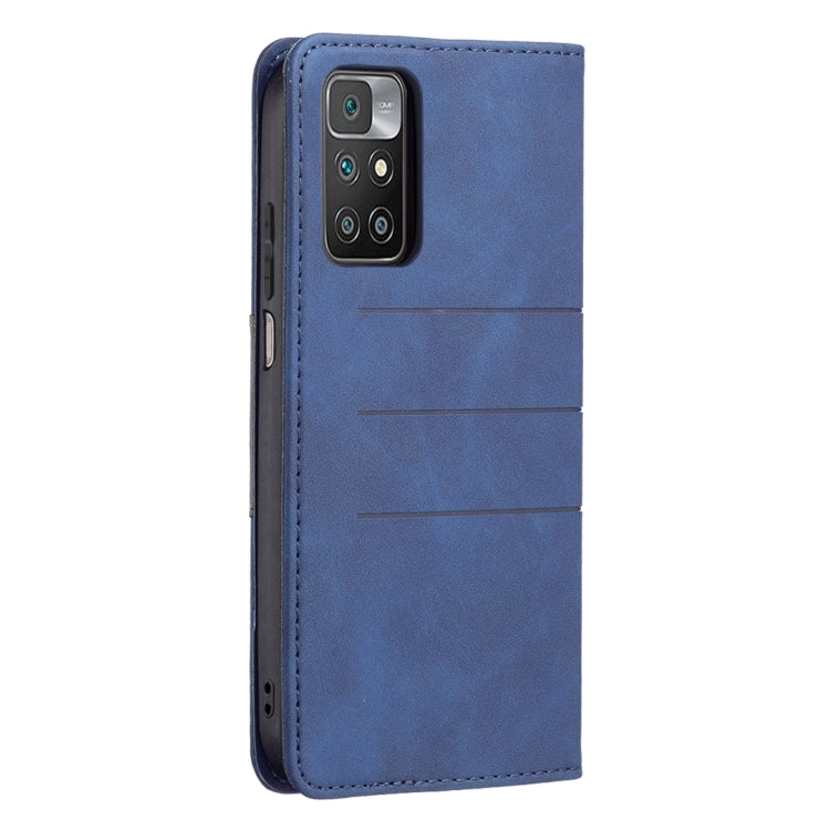 For Xiaomi Redmi 10 Magnetic Splicing Leather Phone Case