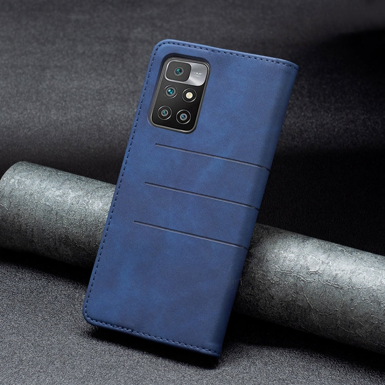 For Xiaomi Redmi 10 Magnetic Splicing Leather Phone Case