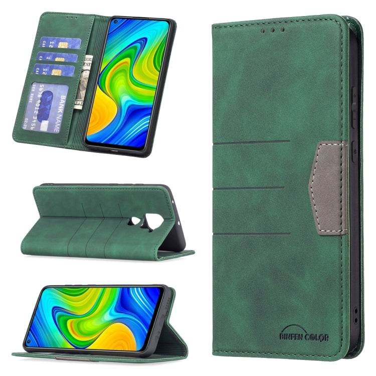 For Xiaomi Redmi Note 9 / 10X 4G Magnetic Splicing Leather Phone Case