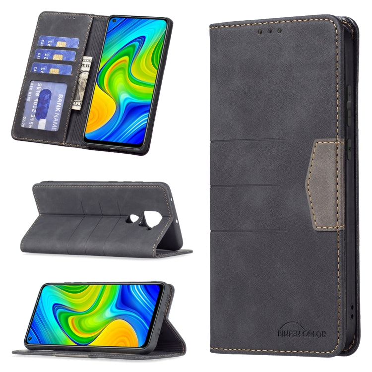 For Xiaomi Redmi Note 9 / 10X 4G Magnetic Splicing Leather Phone Case