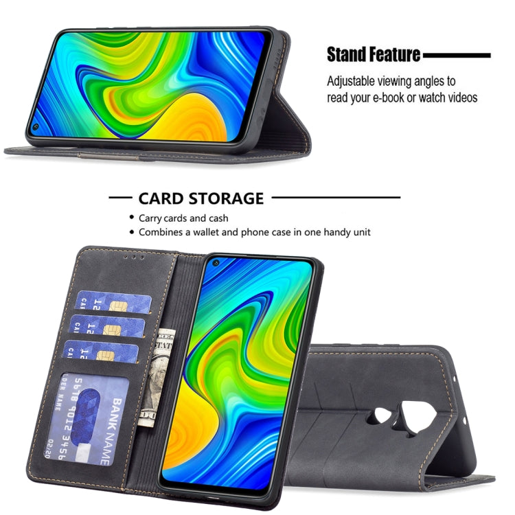 For Xiaomi Redmi Note 9 / 10X 4G Magnetic Splicing Leather Phone Case