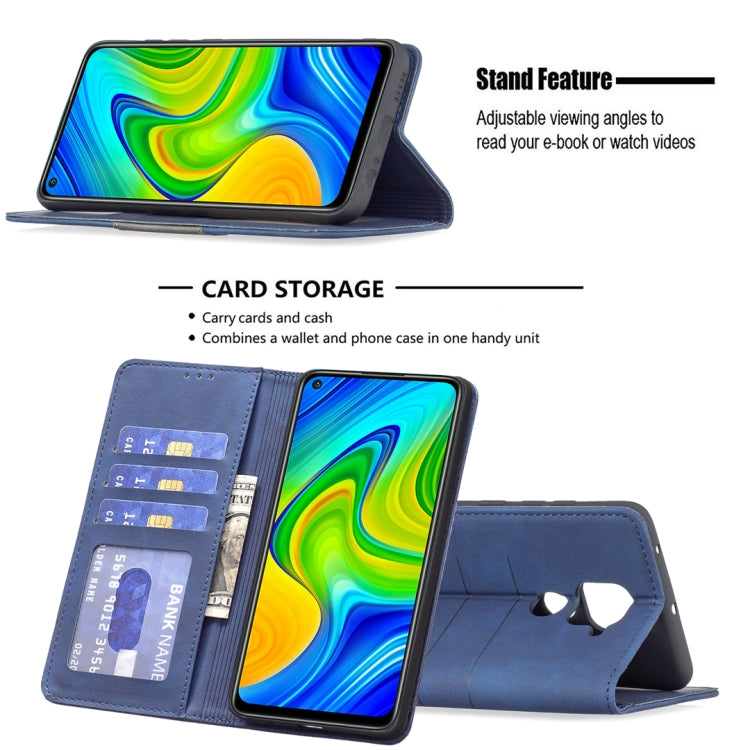 For Xiaomi Redmi Note 9 / 10X 4G Magnetic Splicing Leather Phone Case