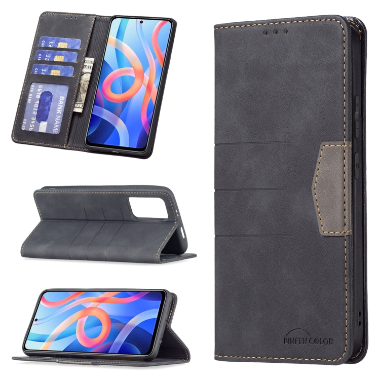 For Xiaomi Redmi Note 11 5G Magnetic Splicing Leather Phone Case