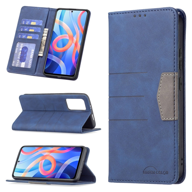 For Xiaomi Redmi Note 11 5G Magnetic Splicing Leather Phone Case