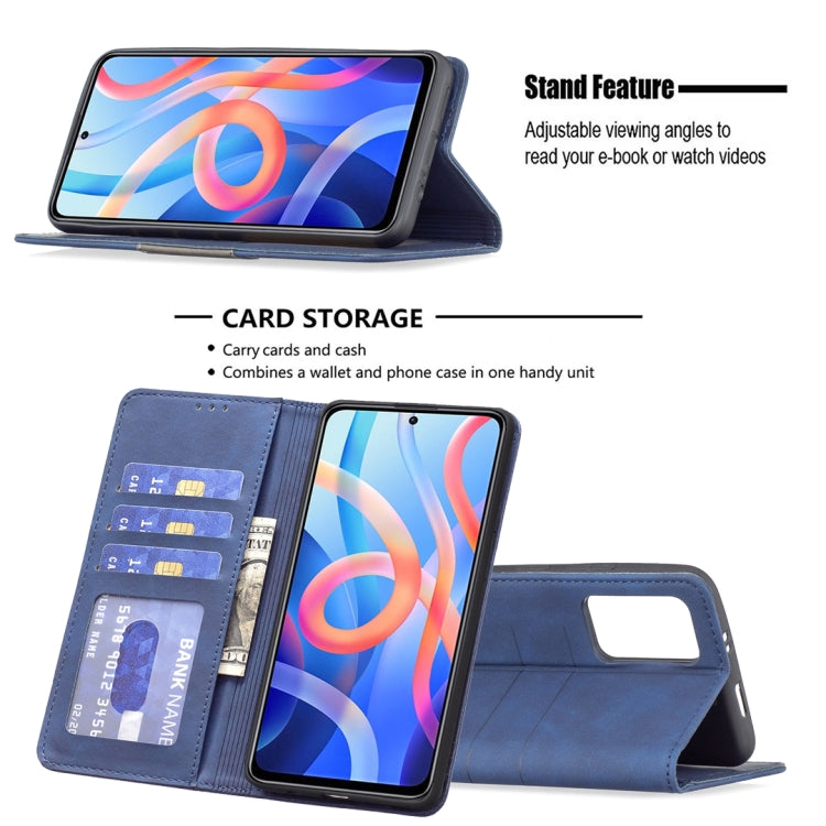 For Xiaomi Redmi Note 11 5G Magnetic Splicing Leather Phone Case