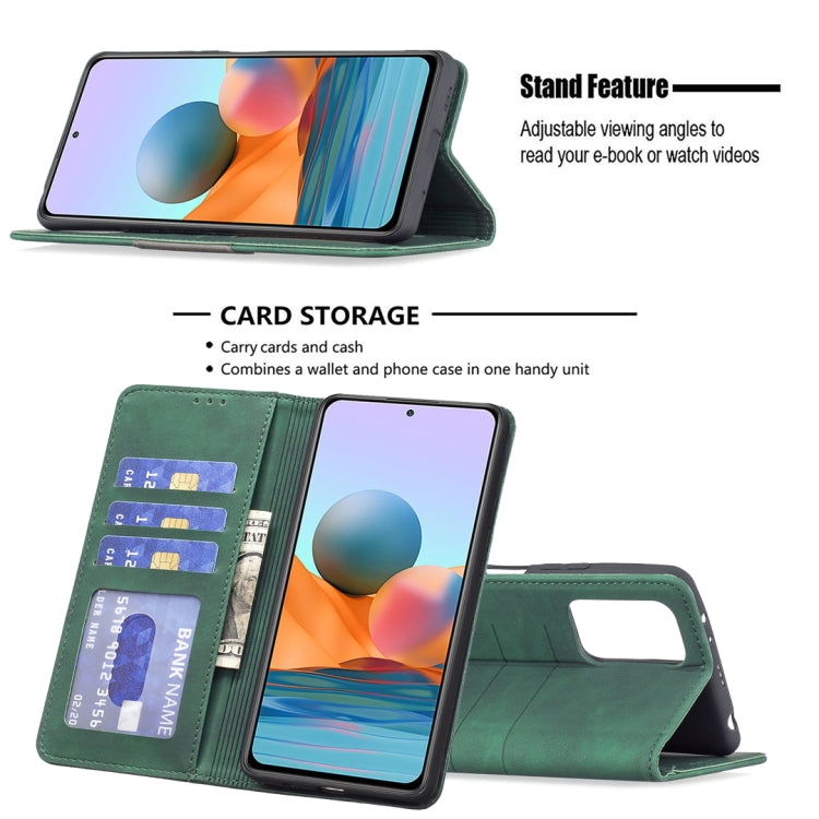 For Xiaomi Redmi Note 10 Pro / 10 Pro Max Magnetic Splicing Leather Phone Case