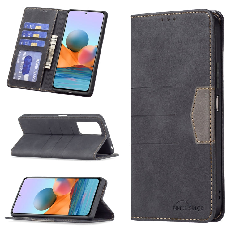 For Xiaomi Redmi Note 10 Pro / 10 Pro Max Magnetic Splicing Leather Phone Case