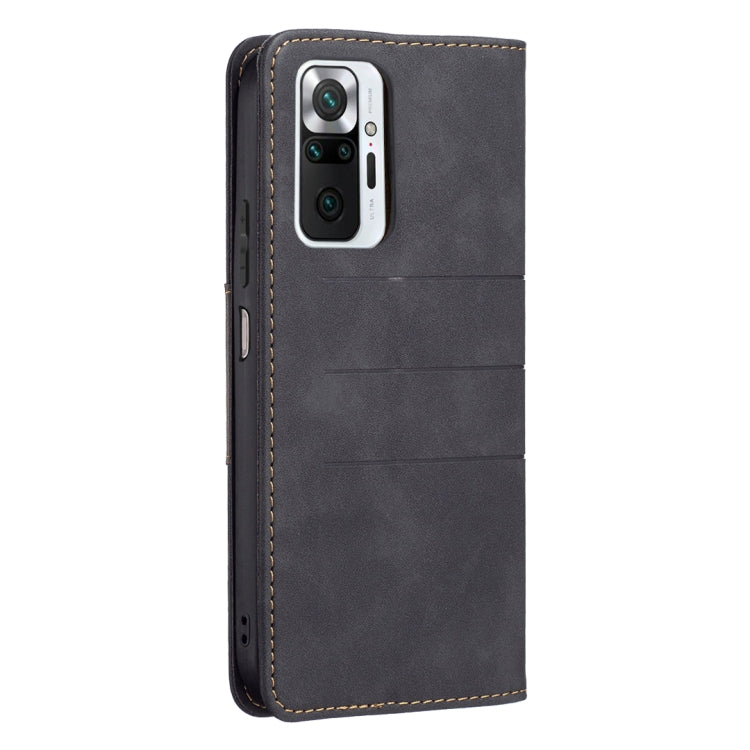 For Xiaomi Redmi Note 10 Pro / 10 Pro Max Magnetic Splicing Leather Phone Case