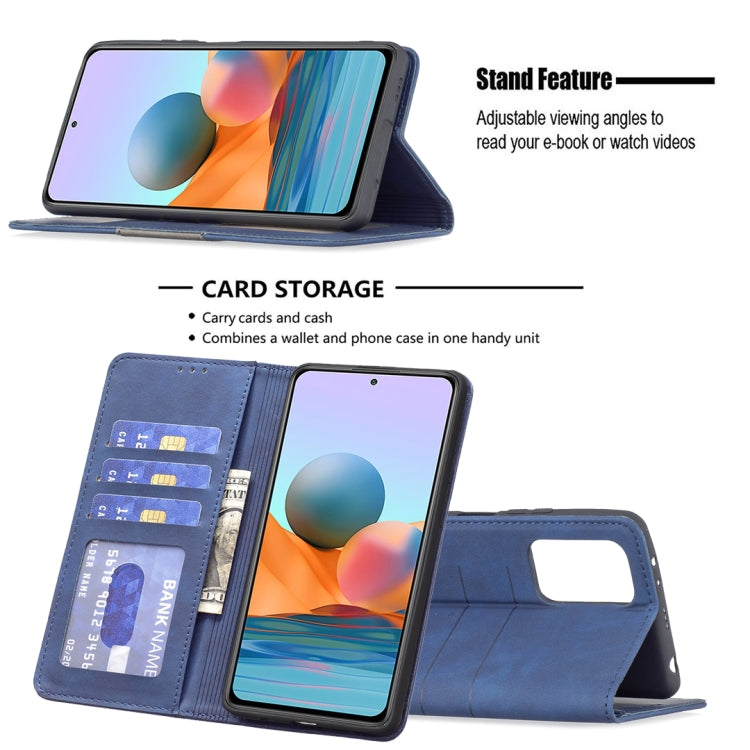 For Xiaomi Redmi Note 10 Pro / 10 Pro Max Magnetic Splicing Leather Phone Case