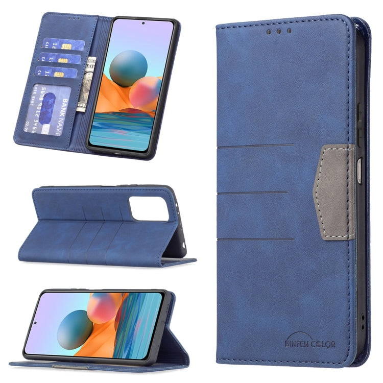 For Xiaomi Redmi Note 10 Pro / 10 Pro Max Magnetic Splicing Leather Phone Case