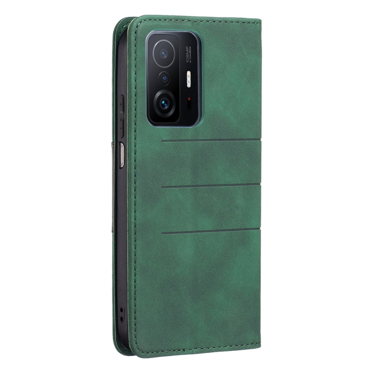 For Xiaomi Mi 11T / 11T Pro Magnetic Splicing Leather Phone Case