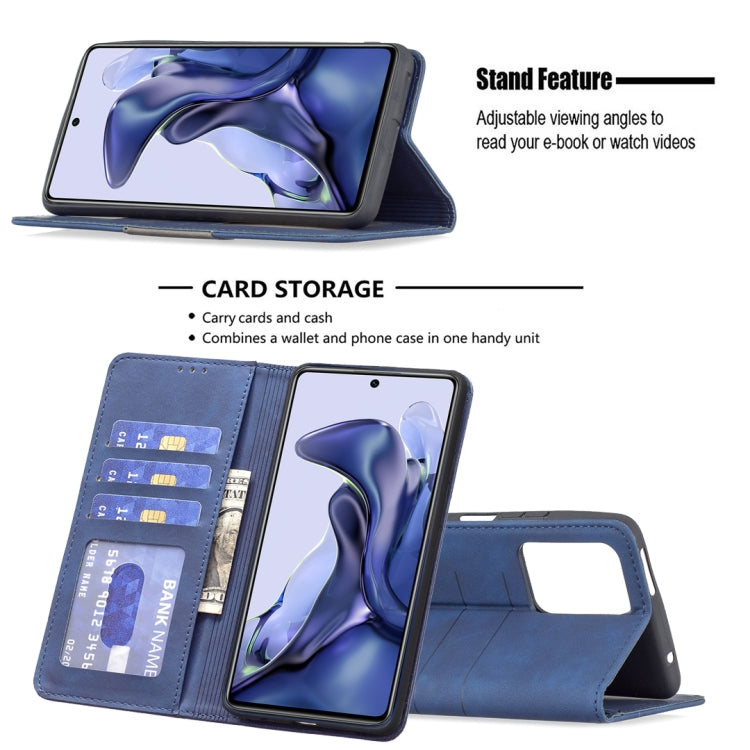 For Xiaomi Mi 11T / 11T Pro Magnetic Splicing Leather Phone Case