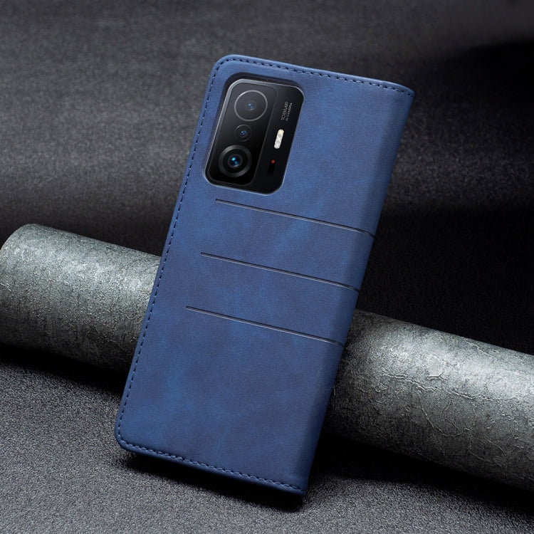 For Xiaomi Mi 11T / 11T Pro Magnetic Splicing Leather Phone Case