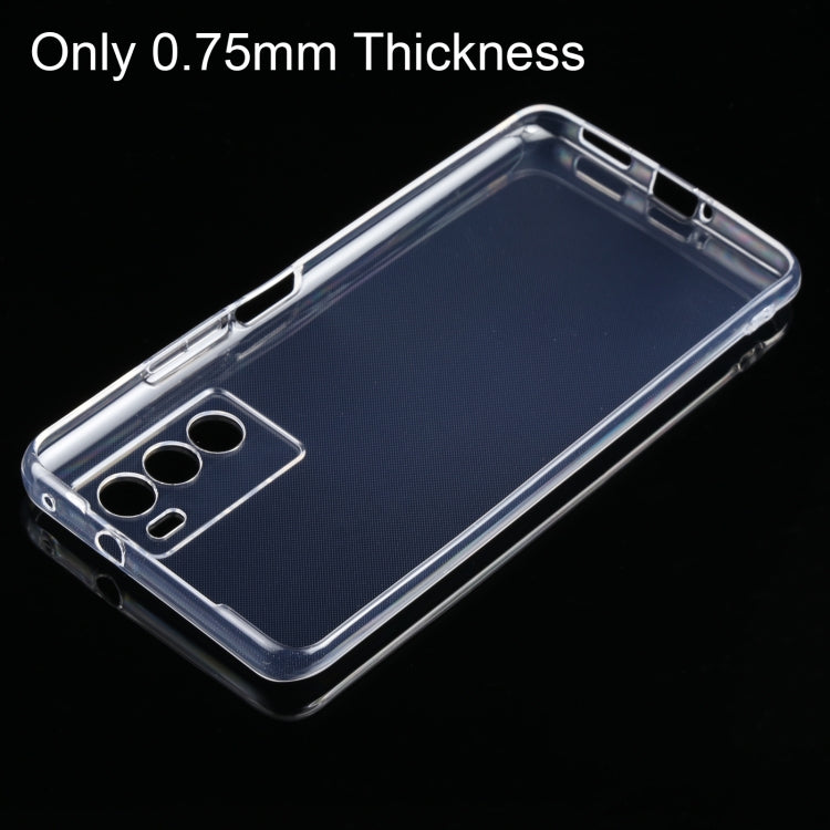 For vivo T1 0.75mm Ultra-thin Transparent TPU Soft Phone Case