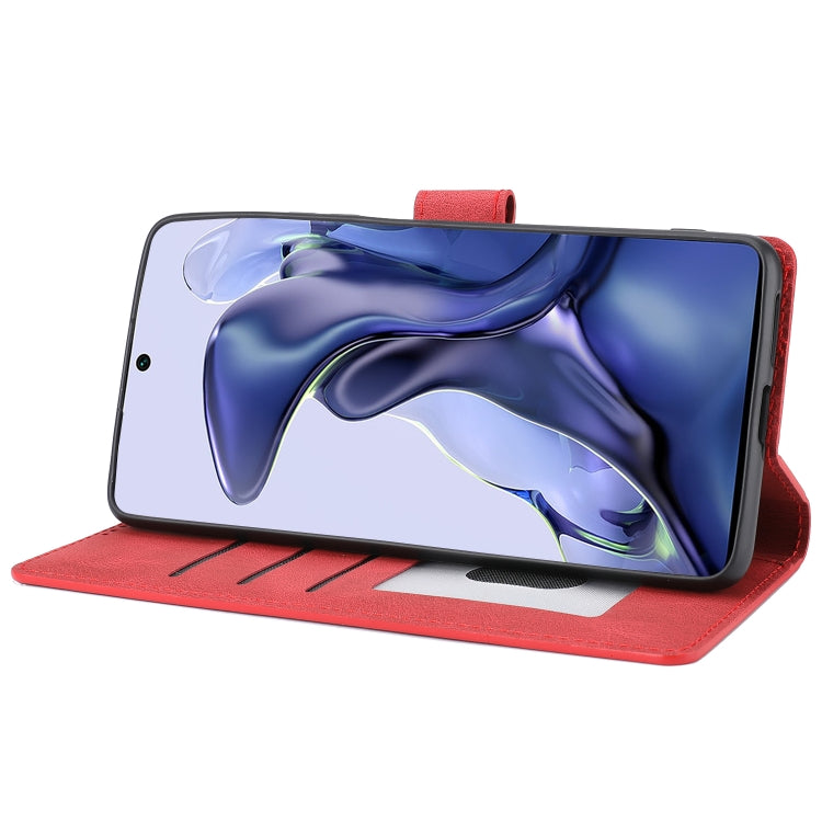 For Xiaomi Mi 11T / 11T Pro Fantasy Classic Skin-feel Calfskin Texture Magnetic Buckle Horizontal Flip PU Phone Leather Case with Holder & Card Slot & Wallet