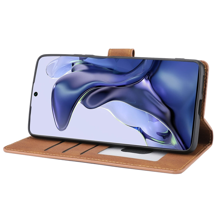 For Xiaomi Mi 11T / 11T Pro Fantasy Classic Skin-feel Calfskin Texture Magnetic Buckle Horizontal Flip PU Phone Leather Case with Holder & Card Slot & Wallet