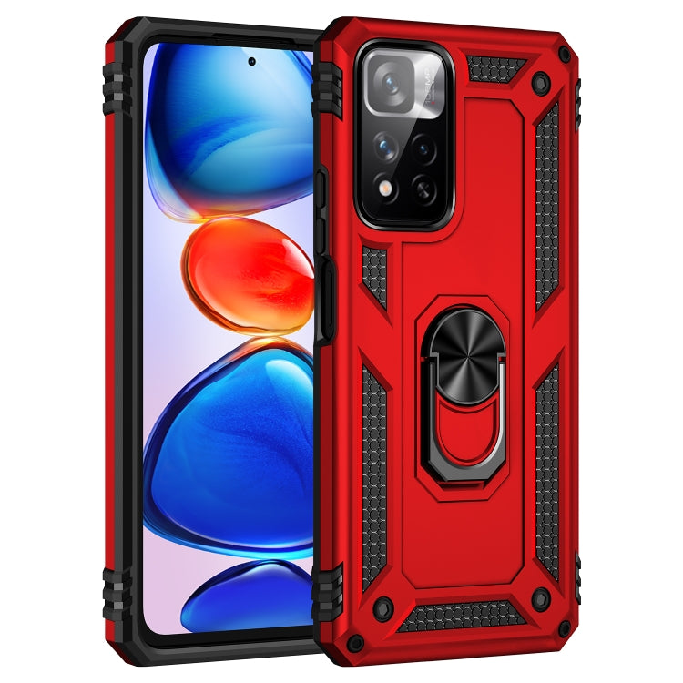 For Xiaomi Redmi Note 11 Pro 5G Shockproof TPU + PC Phone Case with 360 Degree Rotating Holder