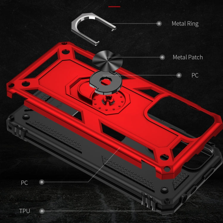 For Xiaomi Redmi Note 11 Pro 5G Shockproof TPU + PC Phone Case with 360 Degree Rotating Holder